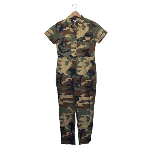 NWT OUTERKNOWN Army Green Camo S.E.A. Jumpsuit One Piece Size Small MSRP $228 - Picture 2 of 16